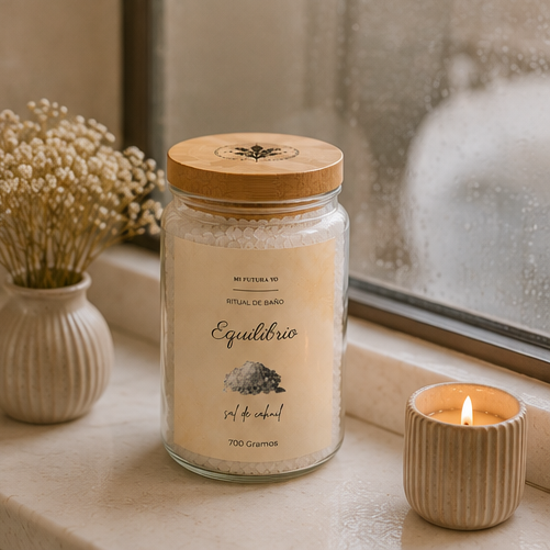 Sal de Baño 700 GR — Equilibrio | ¿Quieres transformar tu baño en un momento para ti?