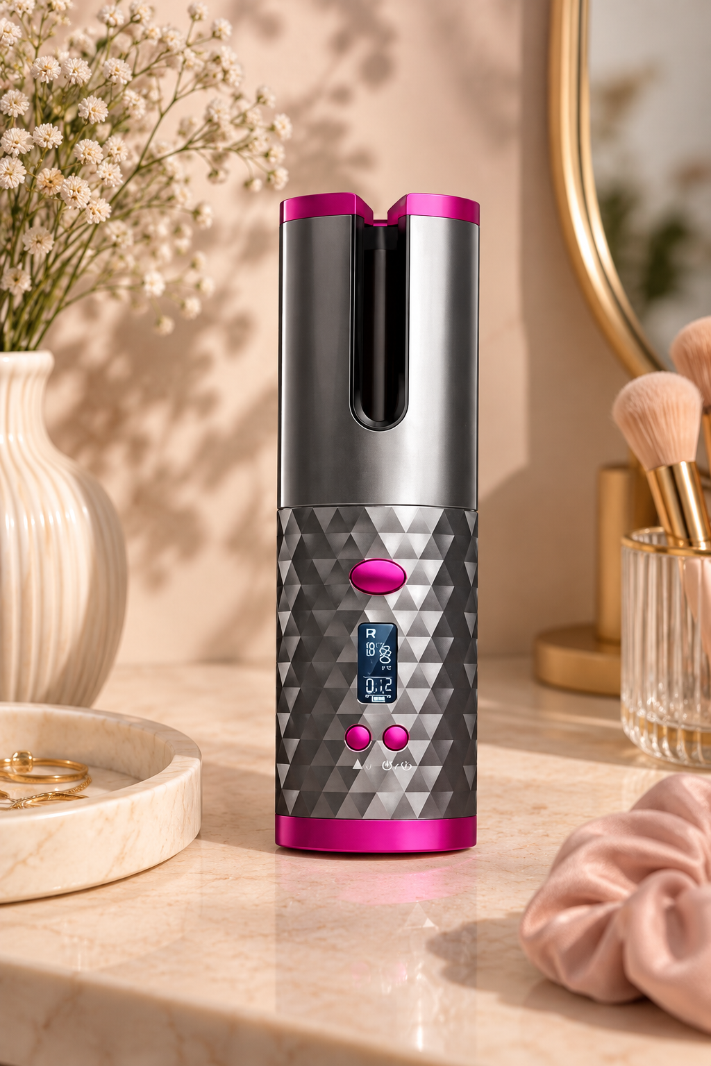 Rizador de Pelo Automático Inalámbrico | ¿Quieres lograr rizos perfectos fácilmente?