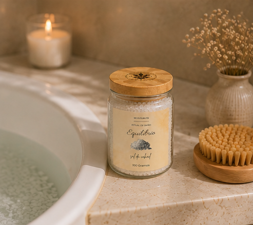 Sal de Baño 350 GR — Equilibrio | ¿Necesitas un momento para desconectar?