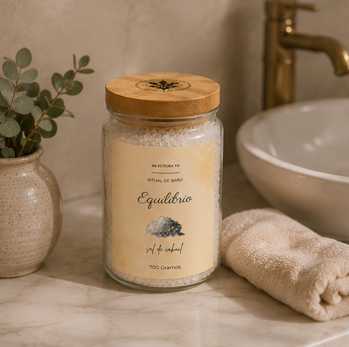 Sal de Baño 700 GR — Equilibrio | ¿Quieres transformar tu baño en un momento para ti?
